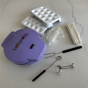Babycakes Cake Pop Maker Kit - Purple - Excellent Condition with Accessories